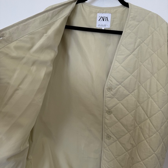 Quilted Sage Green Zara Jacket Women's Small - Picture 5 of 5